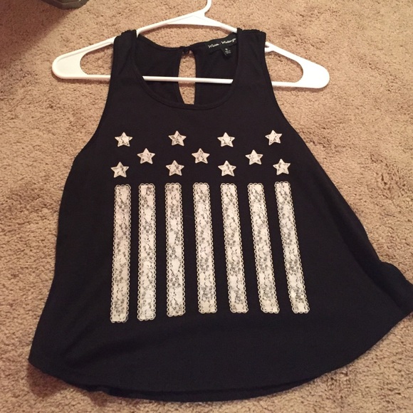 Black American flag shirt🇺🇸