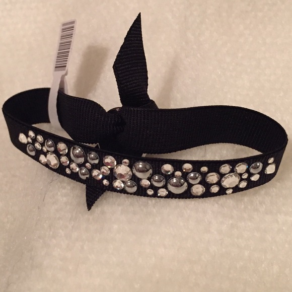 Swarovski Jewelry - Swarovski Black Blacelet w/ Adjustable closure NWT