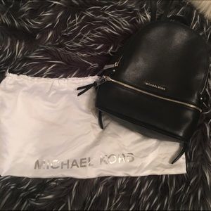 Black Michael Kors backpack