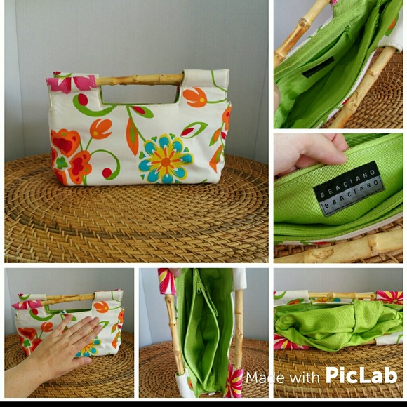 Vibrant Floral Tote Clutch