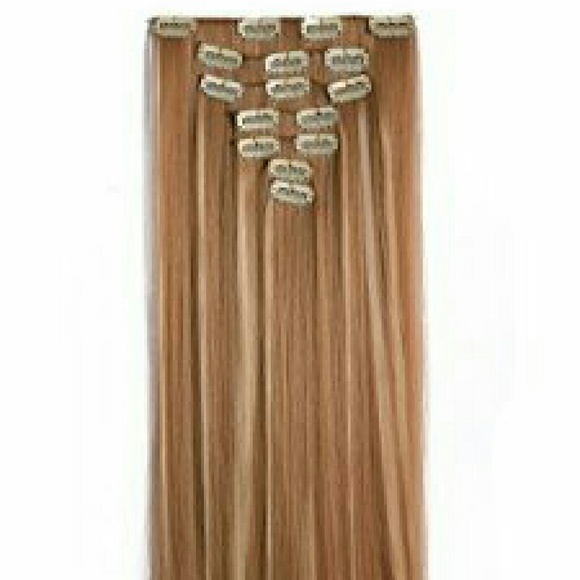 Full Head Clip in Hair #27/613