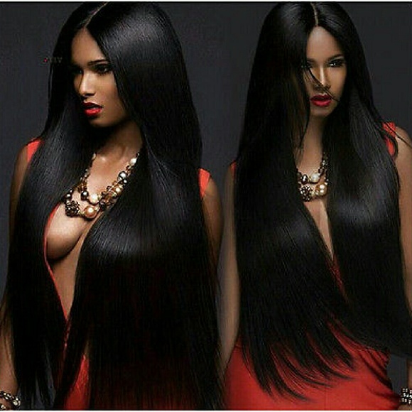 Black Full Head Clip In Extension