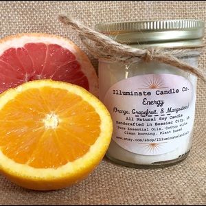 "Energy" Candle (Orange, Grapefruit, & Mangosteen)