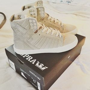Supra Skytop Cream High-Tops - size 7