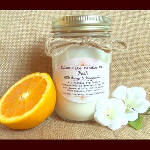 "Fresh" Candle (Wild Orange & Honeysuckle)