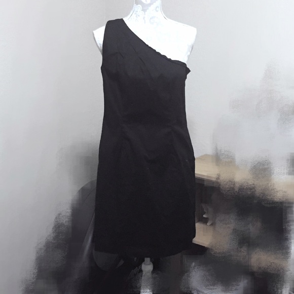 One shoulder little black dress by GAP