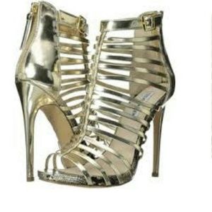 Steve Madden Marnee Gold Caged Heel