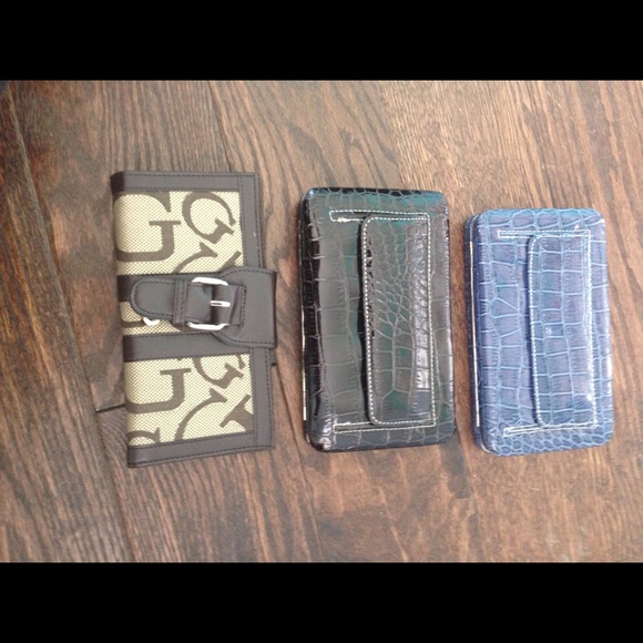NWT Designer Inspired Flat Frame Wallets-3 Lot