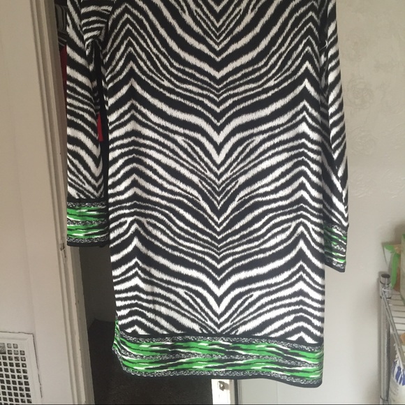 Michael Kors Zebra Print Dress - Picture 2 of 3