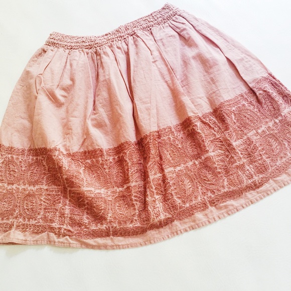 J. Crew Embroidered Skirt - Picture 2 of 3
