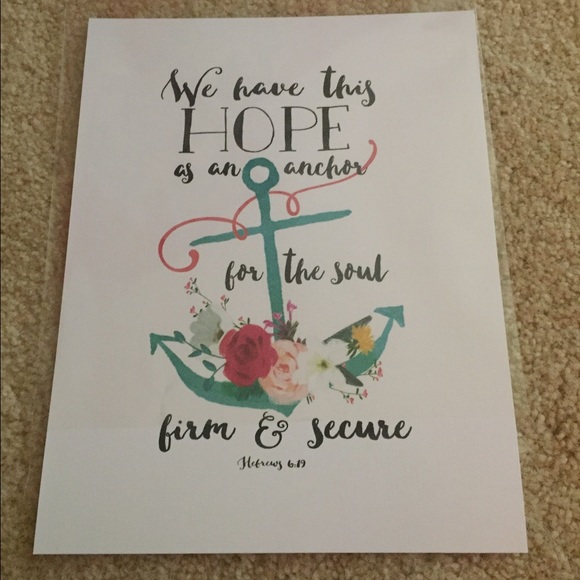 Inspirational wall hanging