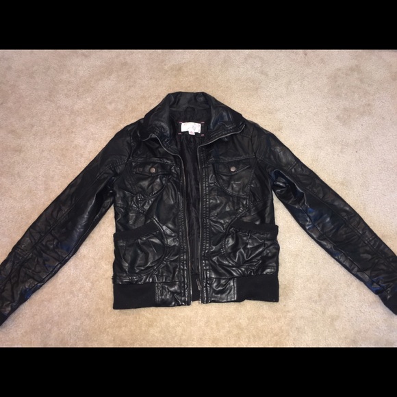 Faux Leather Jacket