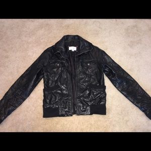 Faux Leather Jacket
