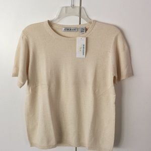 Sweater, t shirt style. Brand new with tags