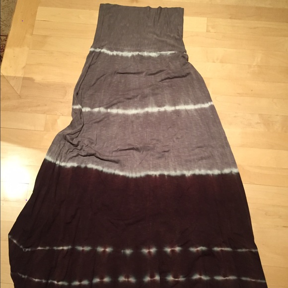 Long fold over skirt