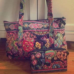 Vera Bradley bag and wallet