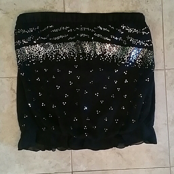 Sequin Tube Top