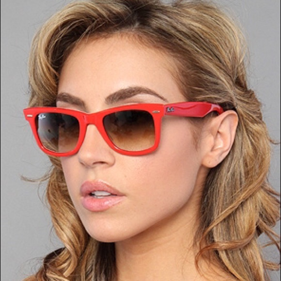 Red Wayfarer Ray-Ban Rare Print Special Series #11