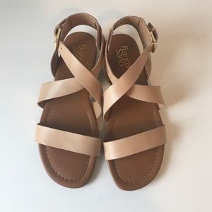 Super soft Franco Sarto leather sandals