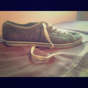 Blueish grey vans