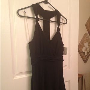 Black summer evening top size L