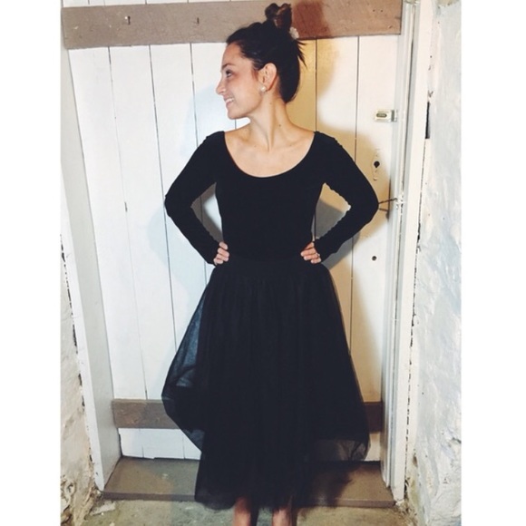 black| tutu skirt