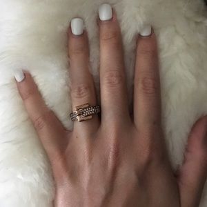 Rose gold Michael Kors ring