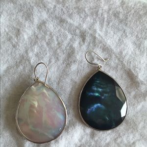 Ippolita blue topaz teardrop earrings