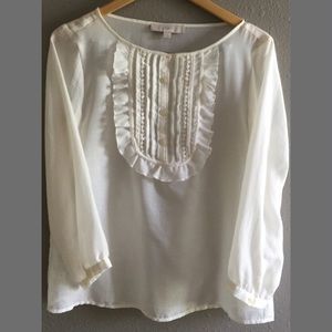 Loft Cream Blouse