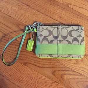 Coach wristlet