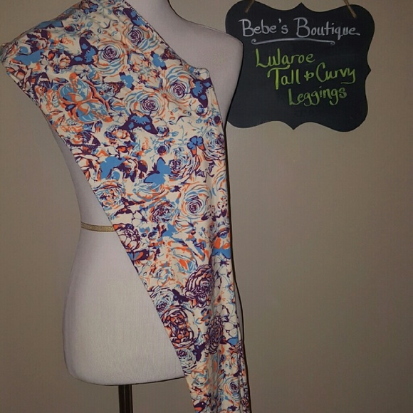 LuLaRoe Butterfly unicorn print TC leggings NEW