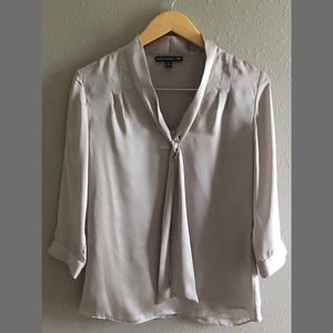 Banana Republic Silk Tie Blouse
