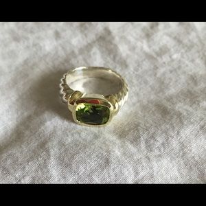 Davis Yurman peridot ring