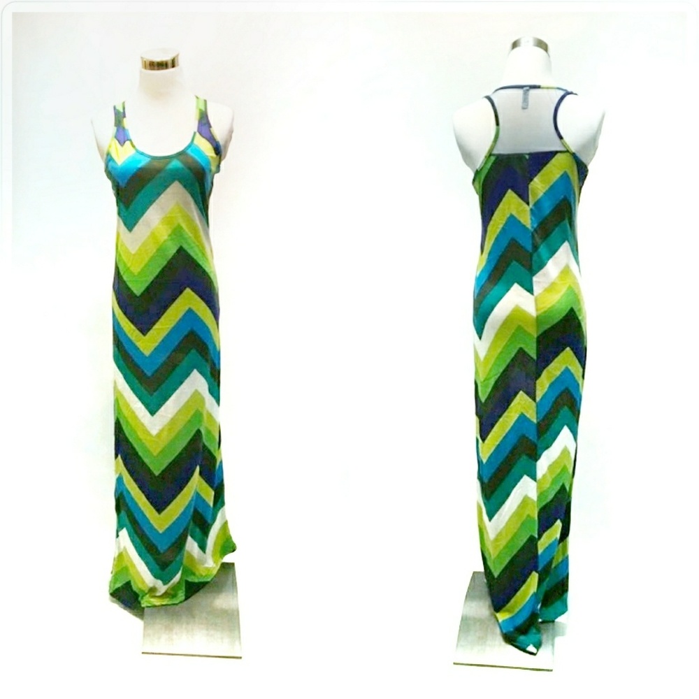 GREEN ENVY MAXI DRESS - Picture 3 of 3
