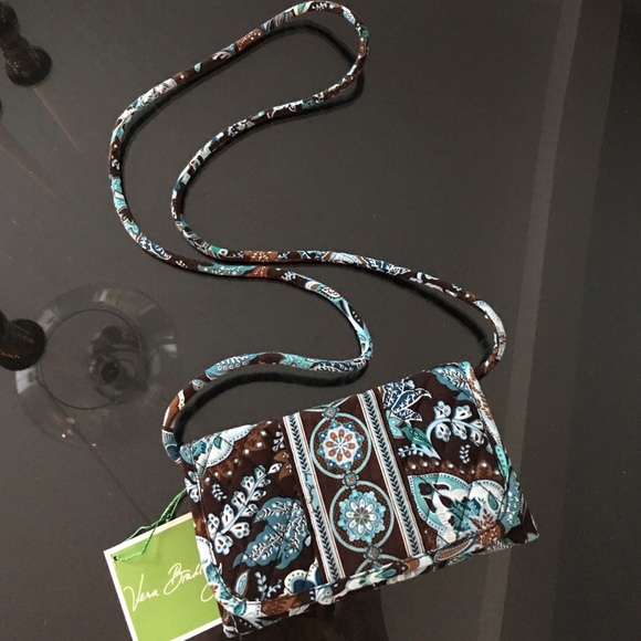 Vera Bradley Java Blue Wallet w/Strap
