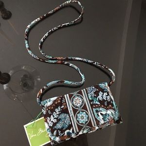 Vera Bradley Java Blue Wallet w/Strap