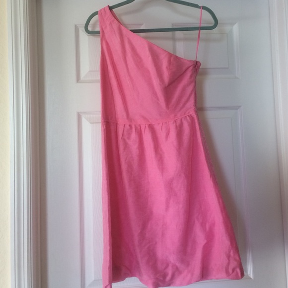JCrew Pink One-Shouldered Mini