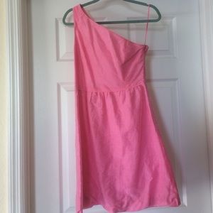 JCrew Pink One-Shouldered Mini