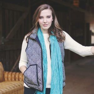 J. Crew original herringbone vest