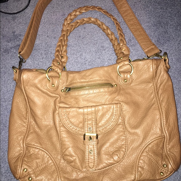 Brown leather bag