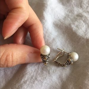 John Hardy pearl earrings