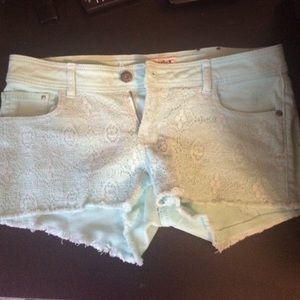 Mudd Mint Green Shorts