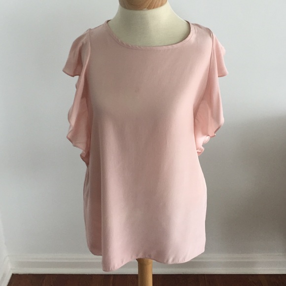 Pretty pink silk shirt