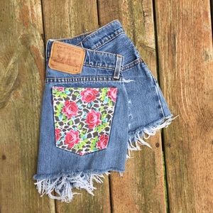 Reworked Vintage Distressed Levi's Shorts