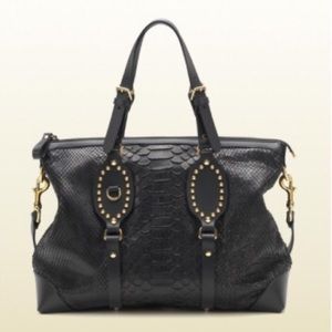 Gucci Python Patti Tote