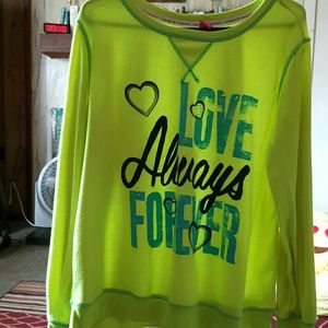 Long sleeve sweatshirt