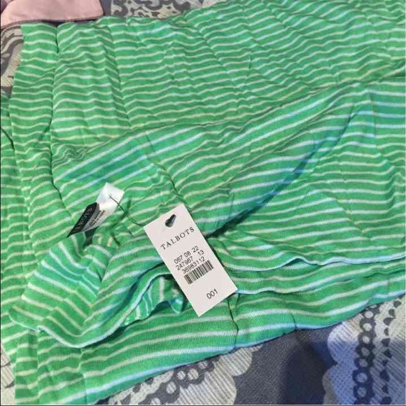 NWT Talbots striped scarf