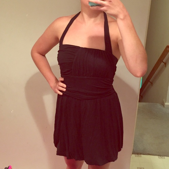 Black Halter Dress