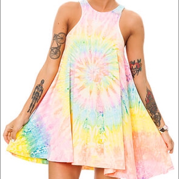 Tie dye dress