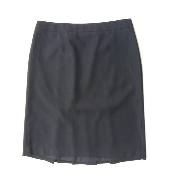Classic Black Wool Skirt - Ann Taylor Loft